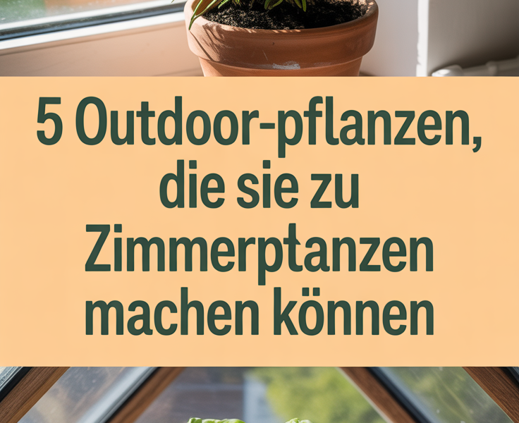 5 Outdoor-Pflanzen, die Sie zu Zimmerpflanzen machen können