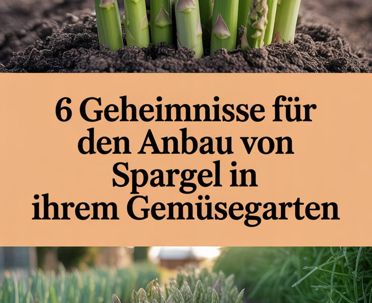 6 Geheimnisse für den Anbau von Spargel in Ihrem Gemüsegarten