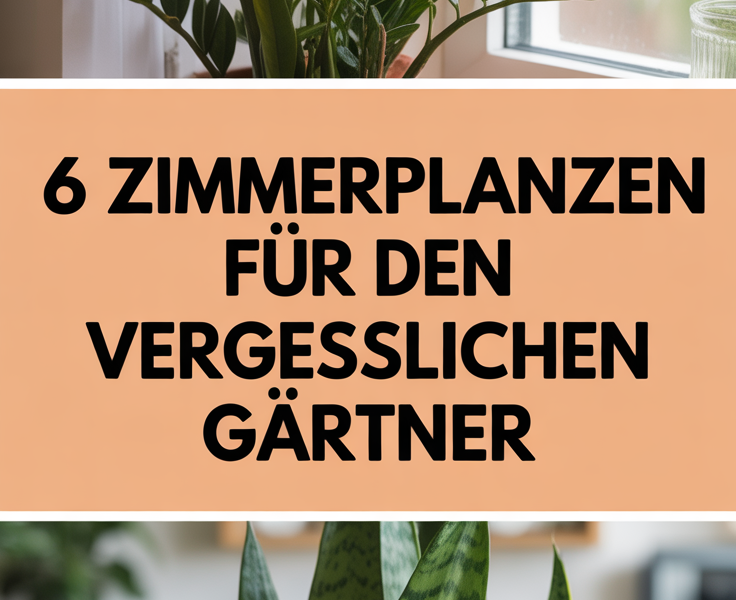 6 Zimmerpflanzen für den vergesslichen Gärtner
