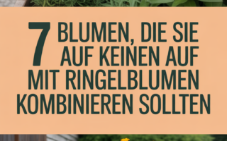7 Blumen, die Sie auf keinen Fall mit Ringelblumen kombinieren sollten