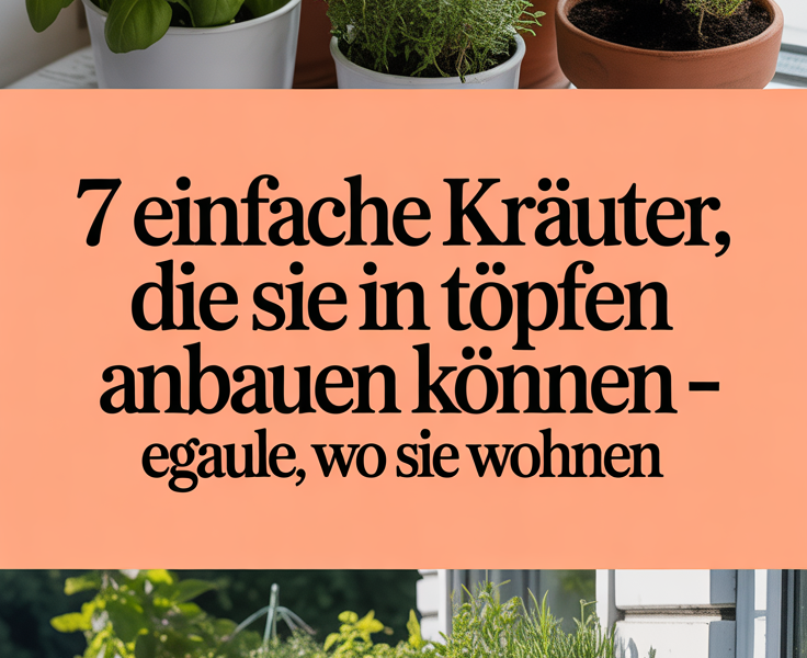 7 Einfache Kräuter, die Sie in Töpfen anbauen können – egal, wo Sie wohnen