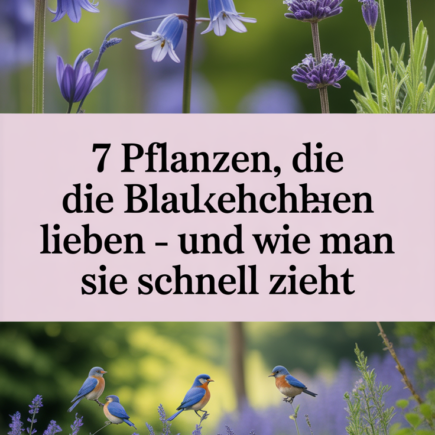 7 Pflanzen, die Blaukehlchen lieben – und wie man sie schnell zieht
