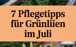 7 Pflegetipps für Grünlilien im Juli