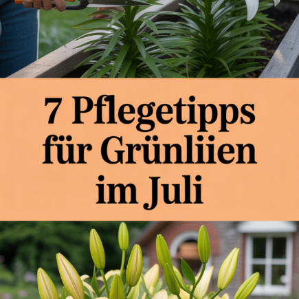 7 Pflegetipps für Grünlilien im Juli