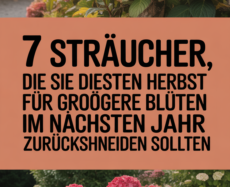 7 Sträucher, die Sie diesen Herbst für größere Blüten im nächsten Jahr zurückschneiden sollten
