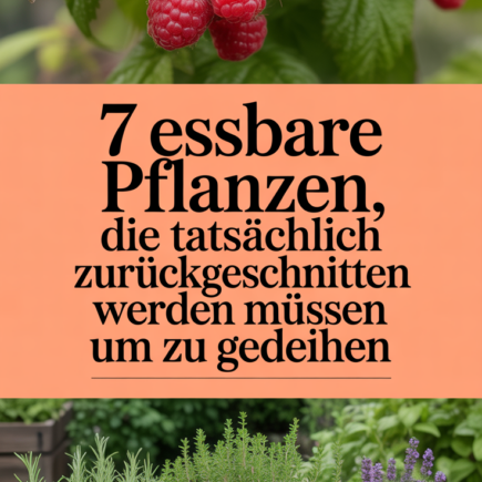 7 essbare Pflanzen, die tatsächlich zurückgeschnitten werden müssen, um zu gedeihen