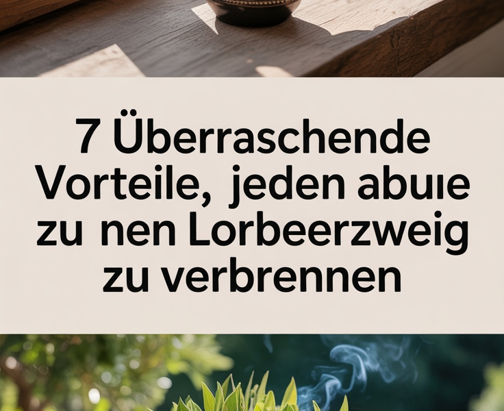 7 überraschende Vorteile, jeden Abend zu Hause einen Lorbeerzweig zu verbrennen