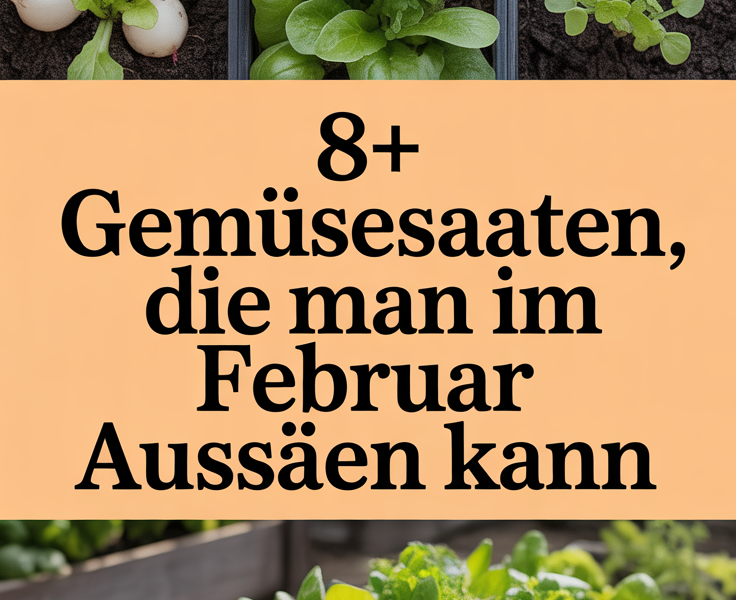 8+ Gemüsesaaten, die man im Februar aussäen kann