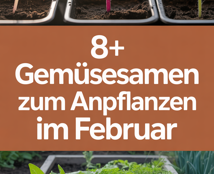 8+ Gemüsesamen zum Anpflanzen im Februar