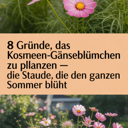 8 Gründe, das Kosmeen-Gänseblümchen zu pflanzen – die Staude, die den ganzen Sommer blüht