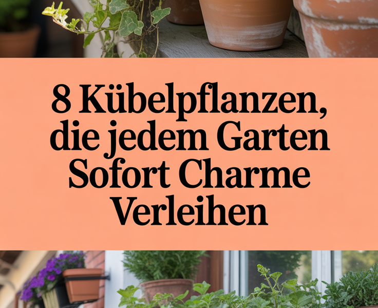 8 Kübelpflanzen, die jedem Garten sofort Charme verleihen