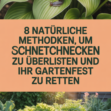 8 Natürliche Methoden, um Schnecken und Nacktschnecken zu überlisten und Ihr Gartenfest zu retten