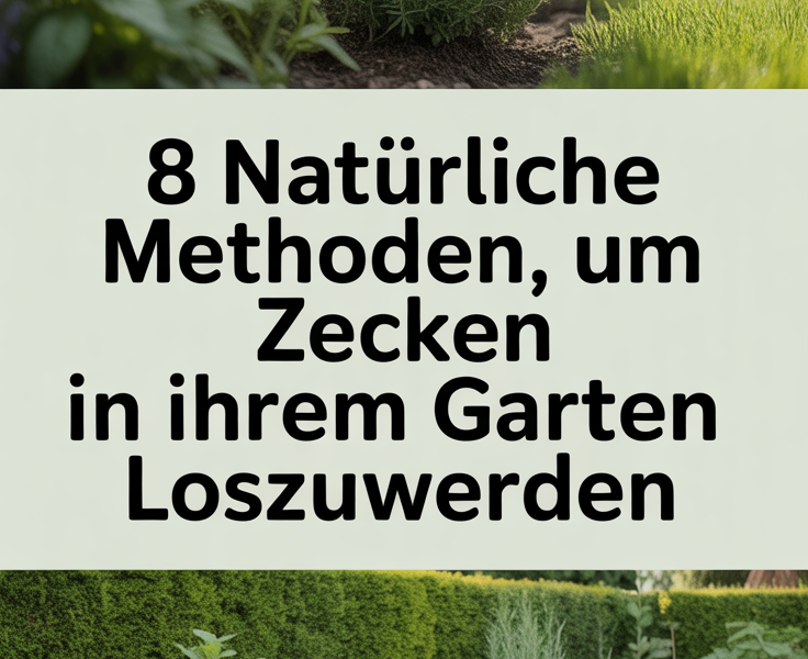 8 Natürliche Methoden, um Zecken in Ihrem Garten loszuwerden