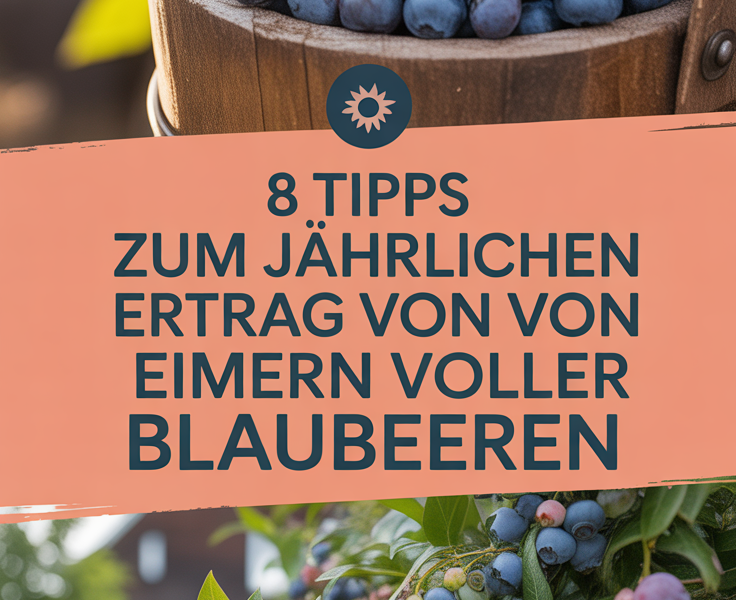 8 Tipps zum jährlichen Ertrag von Eimern voller Blaubeeren