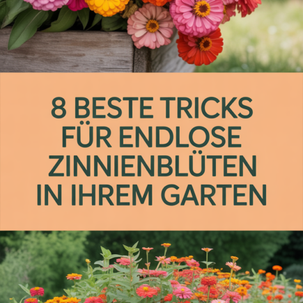 8 beste Tricks für endlose Zinnienblüten in Ihrem Garten