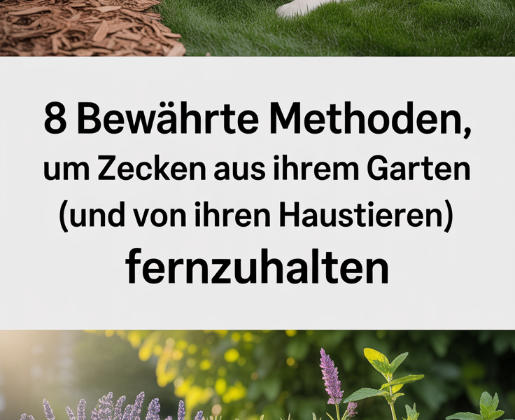 8 bewährte Methoden, um Zecken aus Ihrem Garten (und von Ihren Haustieren) fernzuhalten