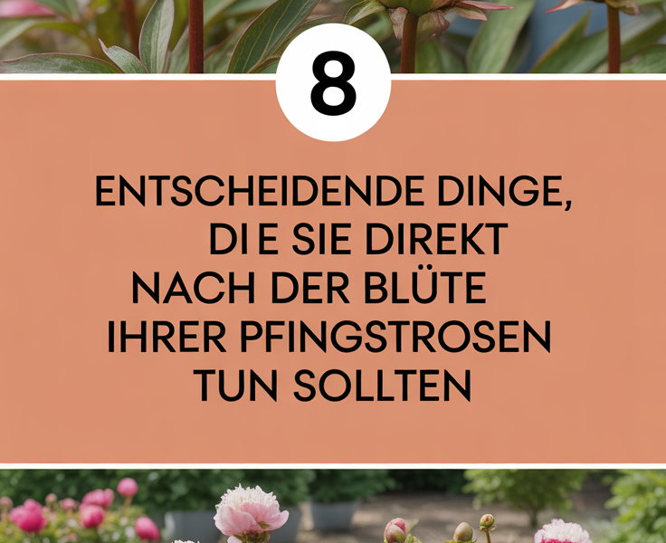 8 entscheidende Dinge, die Sie direkt nach der Blüte Ihrer Pfingstrosen tun sollten