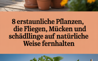 8 erstaunliche Pflanzen, die Fliegen, Mücken und Schädlinge auf natürliche Weise fernhalten