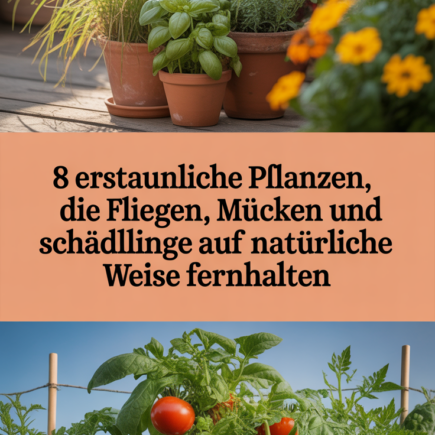 8 erstaunliche Pflanzen, die Fliegen, Mücken und Schädlinge auf natürliche Weise fernhalten