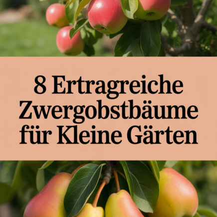 8 ertragreiche Zwergobstbäume für kleine Gärten