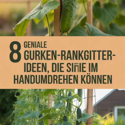 8 geniale Gurken-Rankgitter-Ideen, die Sie im Handumdrehen bauen können