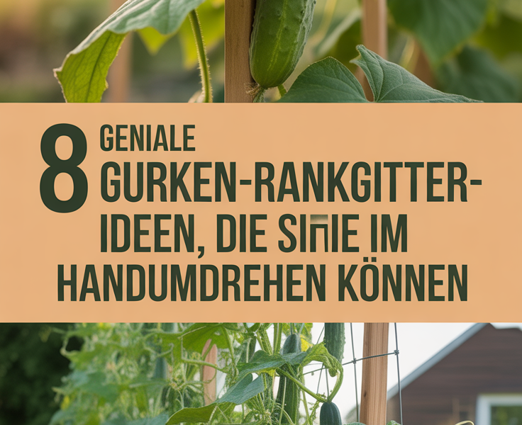 8 geniale Gurken-Rankgitter-Ideen, die Sie im Handumdrehen bauen können