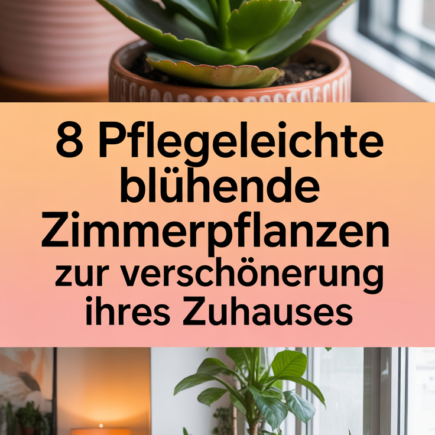 8 pflegeleichte blühende Zimmerpflanzen zur Verschönerung Ihres Zuhauses