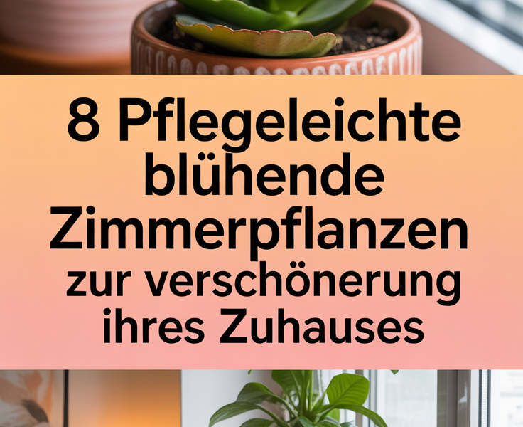 8 pflegeleichte blühende Zimmerpflanzen zur Verschönerung Ihres Zuhauses