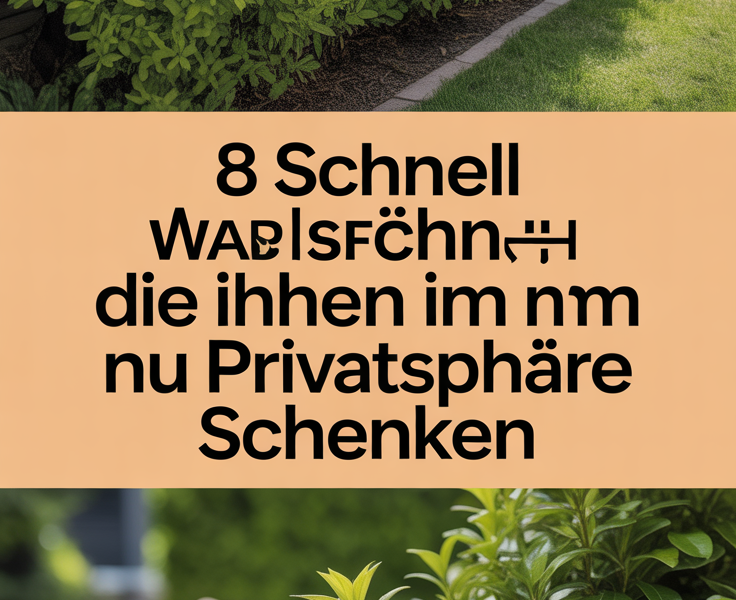 8 schnell wachsende Sträucher, die Ihnen im Nu Privatsphäre schenken