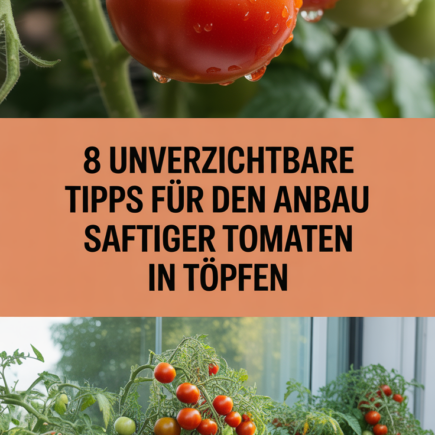 8 unverzichtbare Tipps für den Anbau saftiger Tomaten in Töpfen