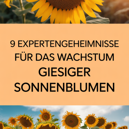9 Expertengeheimnisse für das Wachstum riesiger Sonnenblumen