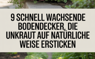 9 schnell wachsende Bodendecker, die Unkraut auf natürliche Weise ersticken