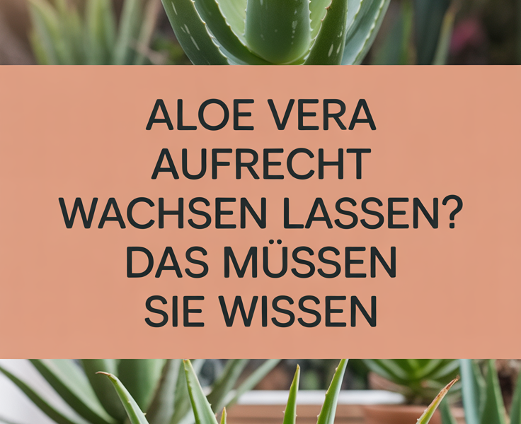 Aloe Vera aufrecht wachsen lassen? Das müssen Sie wissen