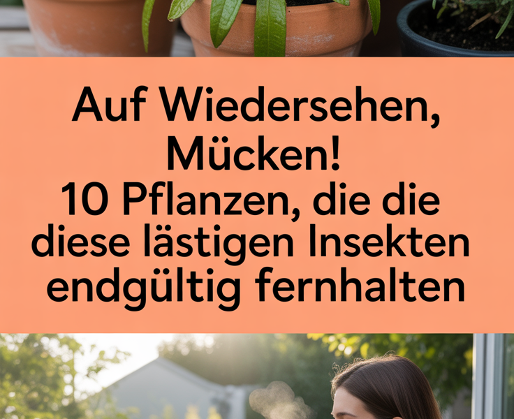Auf Wiedersehen, Mücken! 10 Pflanzen, die diese lästigen Insekten endgültig fernhalten