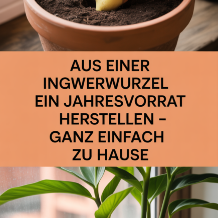Aus einer Ingwerwurzel ein Jahresvorrat herstellen – ganz einfach zu Hause