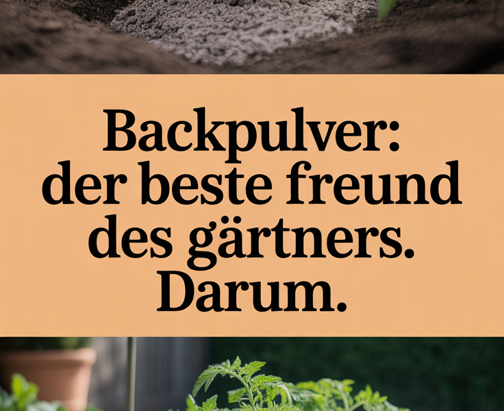 Backpulver: Der beste Freund des Gärtners. Darum.