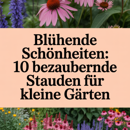 Blühende Schönheiten: 10 bezaubernde Stauden für kleine Gärten
