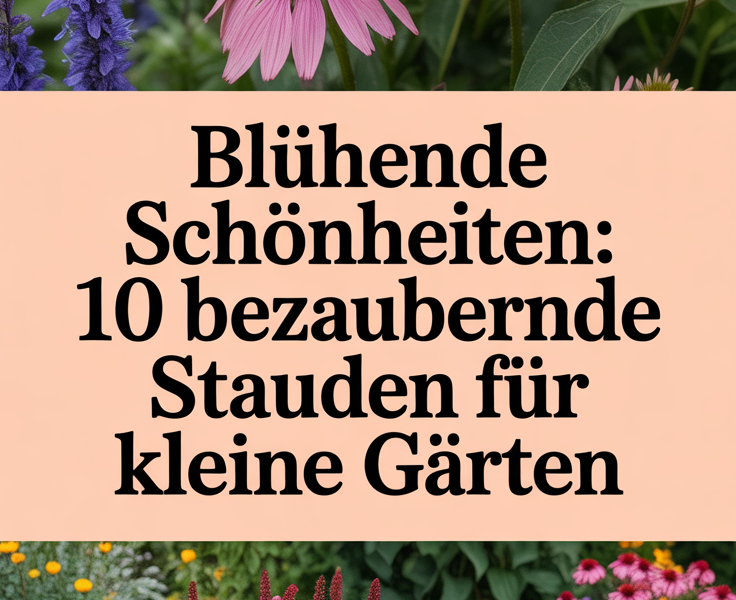Blühende Schönheiten: 10 bezaubernde Stauden für kleine Gärten