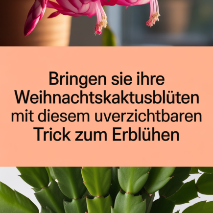 Bringen Sie Ihre Weihnachtskaktusblüten mit diesem unverzichtbaren Trick zum Erblühen