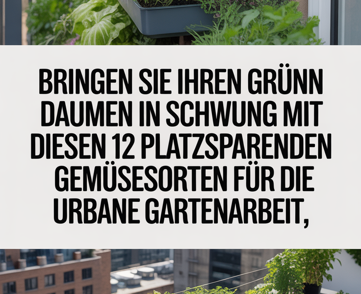 Bringen Sie Ihren grünen Daumen in Schwung mit diesen 12 platzsparenden Gemüsesorten für die urbane Gartenarbeit