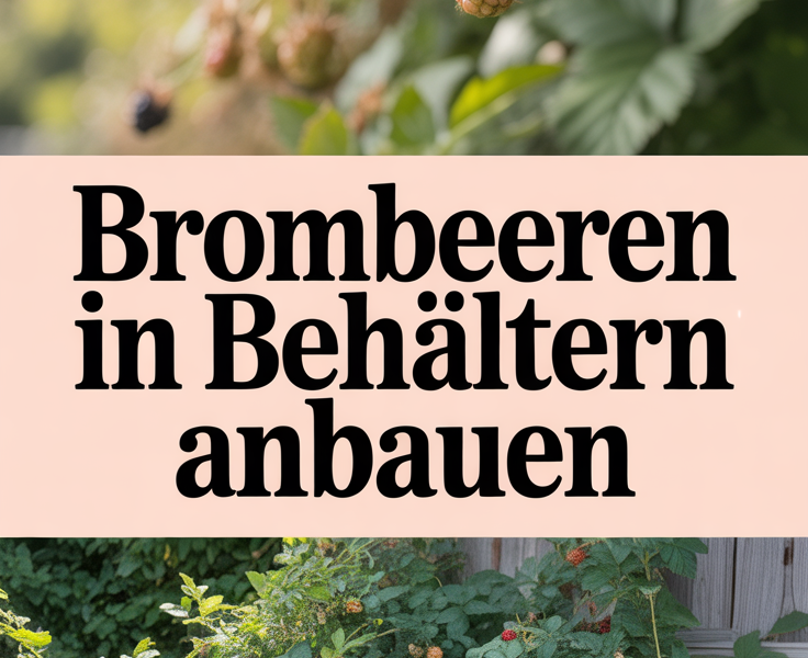 Brombeeren in Behältern anbauen