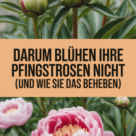 Darum blühen Ihre Pfingstrosen nicht (und wie Sie das beheben)