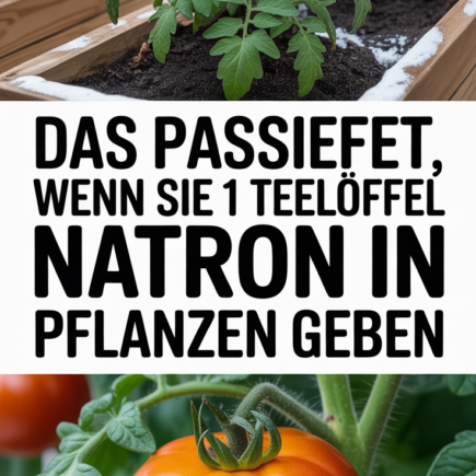 Das passiert, wenn Sie 1 Teelöffel Natron in Pflanzen geben