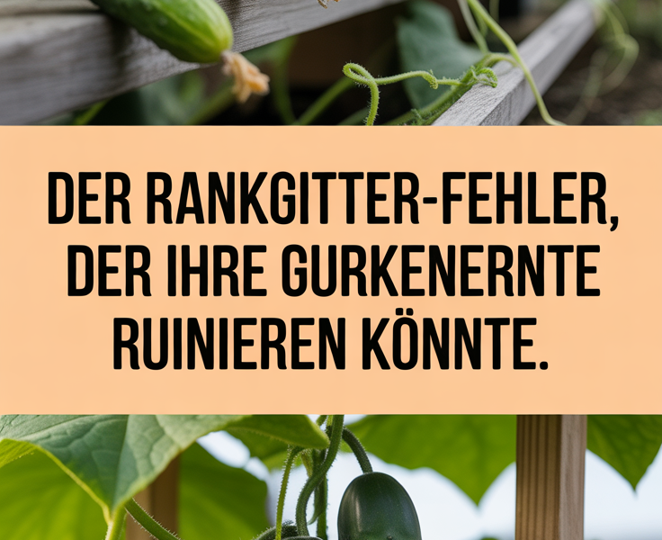 Der Rankgitter-Fehler, der Ihre Gurkenernte ruinieren könnte