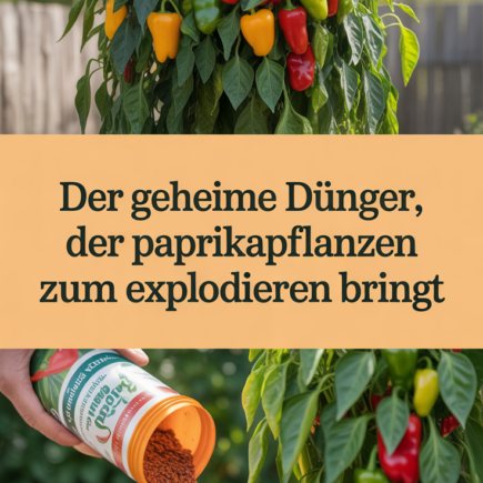 Der geheime Dünger, der Paprikapflanzen zum Explodieren bringt