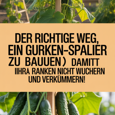 Der richtige Weg, ein Gurken-Spalier zu bauen (damit Ihre Ranken nicht wuchern und verkümmern!)