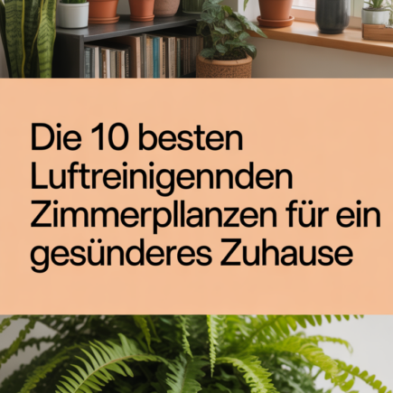 Die 10 besten luftreinigenden Zimmerpflanzen für ein gesünderes Zuhause