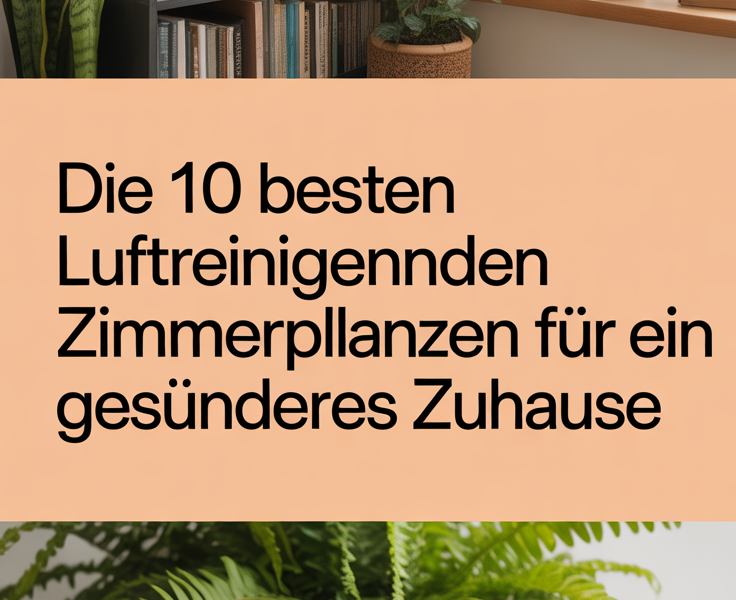 Die 10 besten luftreinigenden Zimmerpflanzen für ein gesünderes Zuhause