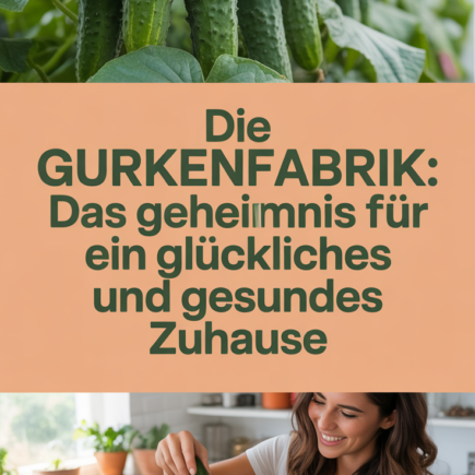 Die Gurkenfabrik: Das Geheimnis für ein glückliches und gesundes Zuhause
