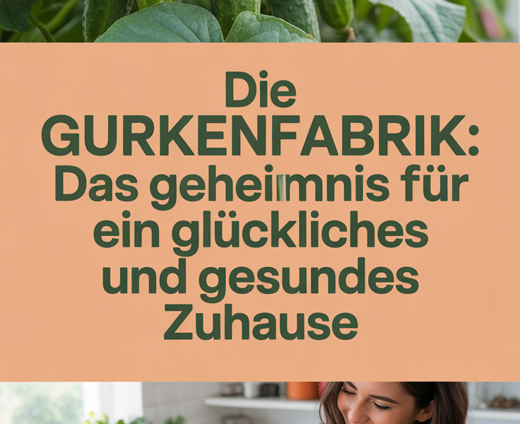 Die Gurkenfabrik: Das Geheimnis für ein glückliches und gesundes Zuhause